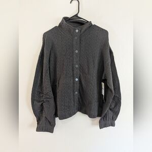 NWT Supplies By UNIONBAY Women's Cece Cable Knit Sweater Jacket Size M